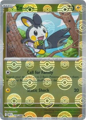 SV Black Bolt 029/086 Emolga (POKE BALL Reverse Holo)