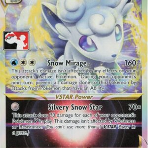 SWSH Silver Tempest 034/195 Alolan Vulpix VSTAR (Prize Pack League Promo)