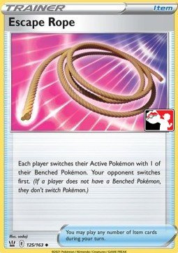 Battle Styles 125/163 Escape Rope (Prize Pack League Promo Non-Holo)