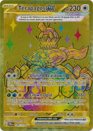 SV Prismatic Evolutions 180/131 Terapagos ex (Secret Rare)