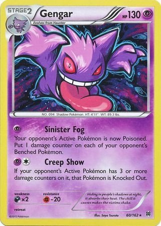 XY Break Through 060/162 Gengar (Cosmo Holo)