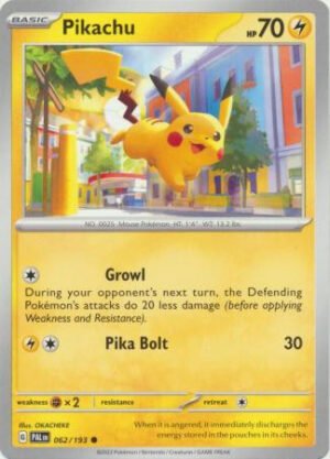 SV Paldea Evolved 062/193 Pikachu