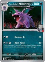 SV Destined Rivals 118/182 Team Rocket's Nidorino