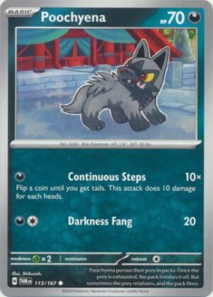 SV Twilight Masquerade 113/167 Poochyena