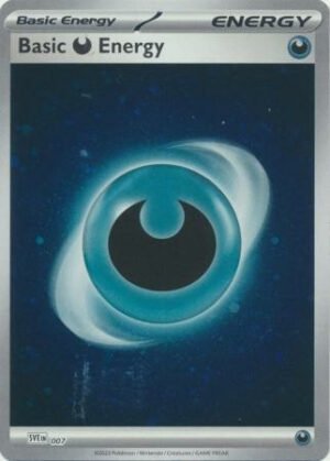 Scarlet & Violet SVE EN07 Basic Darkness Energy (Cosmo Holo)