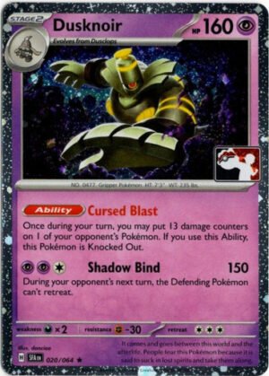 SV Shrouded Fable 020/064 Dusknoir (Prize Pack League Promo Cosmo Holo)