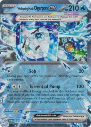 SV Twilight Masquerade 064/167 Wellspring Mask Ogerpon ex (Half Art)