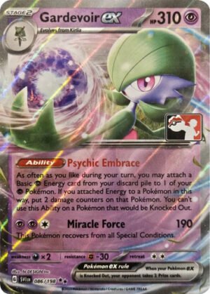 Scarlet & Violet (Base Set) 086/198 Gardevoir ex (Prize Pack League Promo)