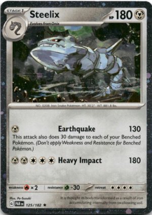 SV Paradox Rift 125/182 Steelix (Cosmo Holo)
