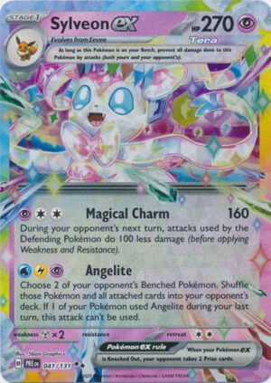 SV Prismatic Evolutions 041/131 Sylveon ex (Half Art)