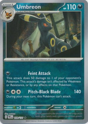 SV Prismatic Evolutions 059/131 Umbreon (POKE BALL Pattern Holo)