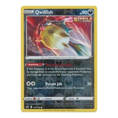 Chilling Reign 101/198 Qwilfish (Reverse Holo)