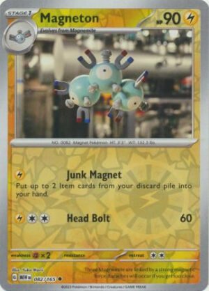 Scarlet & Violet 151 082/165 Magneton (Reverse Holo)