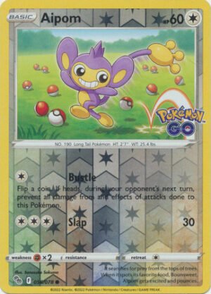 Pokemon GO 056/078 Aipom (Reverse Holo)