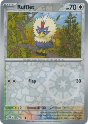 SV Surging Sparks 152/191 Rufflet (Reverse Holo)