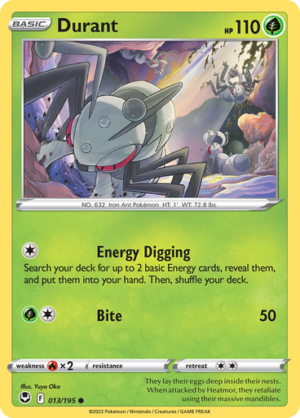 SWSH Silver Tempest 013/195 Durant