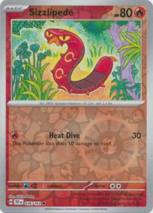 SV Temporal Forces 036/162 Sizzlipede (Reverse Holo)