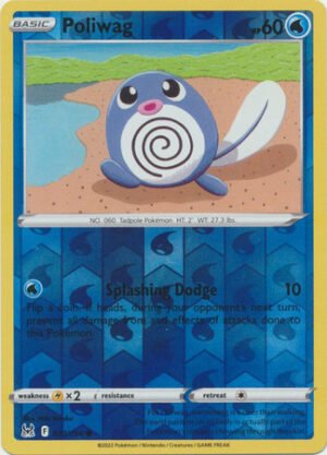 SWSH Lost Origin 030/196 Poliwag (Reverse Holo)