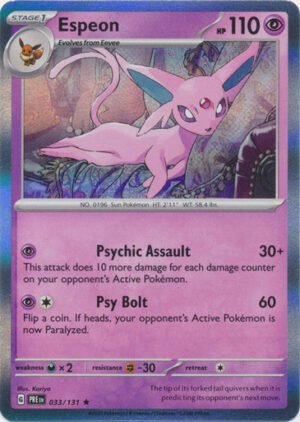 SV Prismatic Evolutions 033/131 Espeon (Holo)