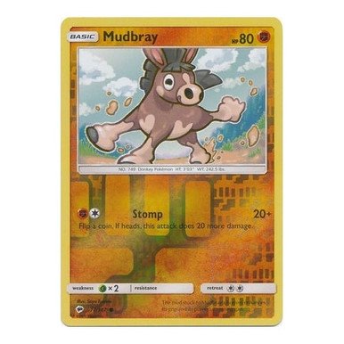 SM Burning Shadows 077/147 Mudbray (Reverse Holo)