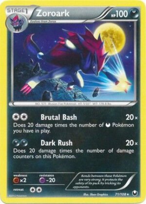 Dark Explorers 71/108 Zoroark (Non-Holo)