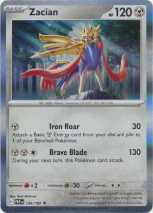 SV Paradox Rift 136/182 Zacian (Holo)