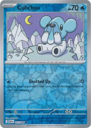 SV Black Bolt 025/086 Cubchoo (Reverse Holo)