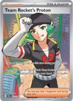 SV Destined Rivals 227/182 Team Rocket's Proton (Full Art)