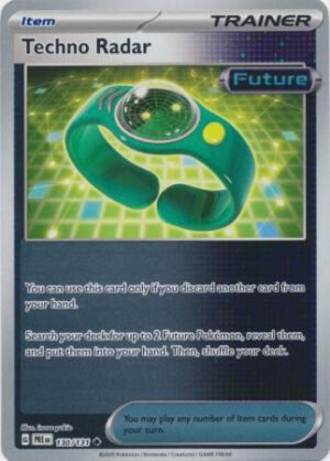 SV Prismatic Evolutions 130/131 Techno Radar (Reverse Holo)
