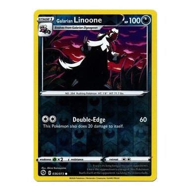 Champions Path 36/73 Galarian Linoone (Reverse Holo)