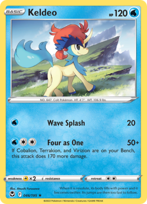 SWSH Silver Tempest 046/195 Keldeo