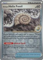 Scarlet & Violet 151 153/165 Antique Helix Fossil (Reverse Holo)