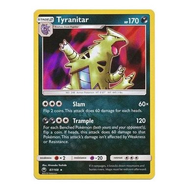 SM Celestial Storm 87/168 Tyranitar (Holo)