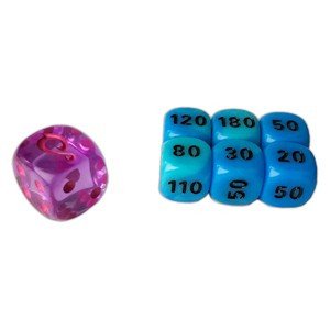 SWSH Evolving Skies: Purple (Translucent) & Blue (Small) Dice
