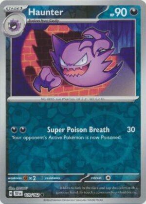SV Temporal Forces 103/162 Haunter (Reverse Holo)