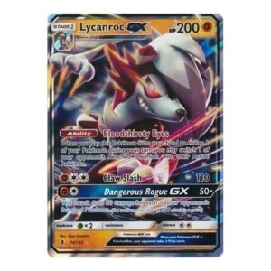 SM Guardians Rising 74/145 Lycanroc GX (Half Art)