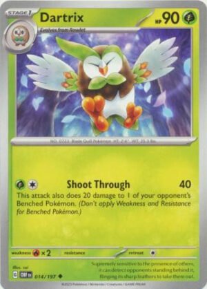 SV Obsidian Flames 014/197 Dartrix (Non-Holo)