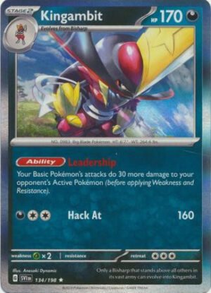 Scarlet & Violet (Base Set) 134/198 Kingambit (Holo)
