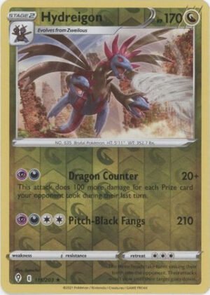 Evolving Skies 115/203 Hydreigon (Reverse Holo)