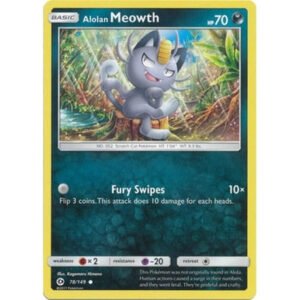 Sun and Moon (Base Set) 78/149 Alolan Meowth