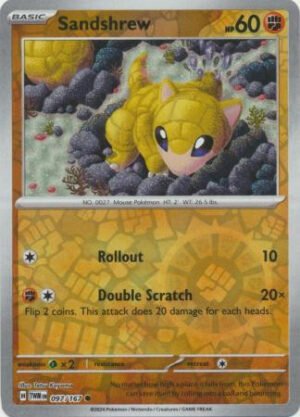 SV Twilight Masquerade 097/167 Sandshrew (Reverse Holo)