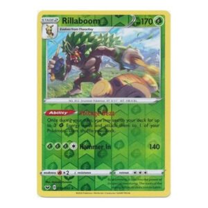 Sword & Shield (Base) 014/202 Rillaboom (Reverse Holo)
