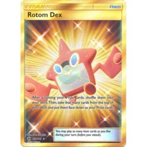 Sun and Moon (Base Set) 159/149 Rotom Dex (Secret Rare)