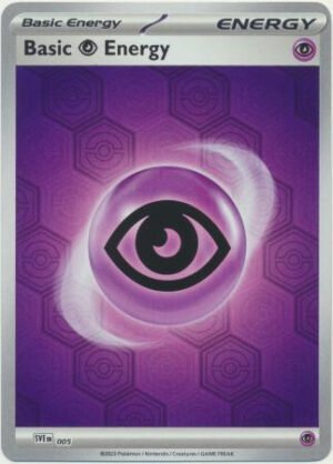 Scarlet & Violet SVE EN05 Basic Psychic Energy (Pattern Reverse Holo)