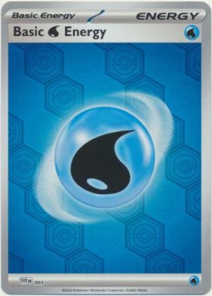 Scarlet & Violet SVE EN03 Basic Water Energy (Pattern Reverse Holo)