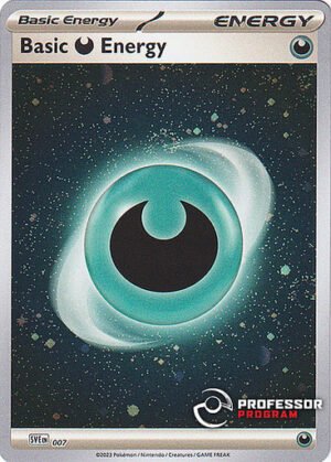 Scarlet & Violet SVE EN07 Basic Darkness Energy (Professor Program League Promo)