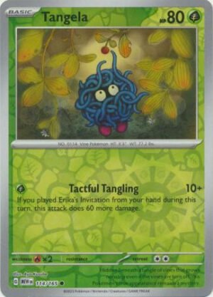 Scarlet & Violet 151 114/165 Tangela (Reverse Holo)