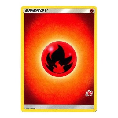 Sun and Moon (Base Set) EN2 Fire Energy (Charizard Symbol 20)