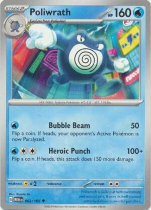 Scarlet & Violet 151 062/165 Poliwrath