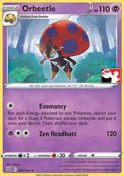 Battle Styles 065/163 Orbeetle (Prize Pack League Promo Non-Holo)